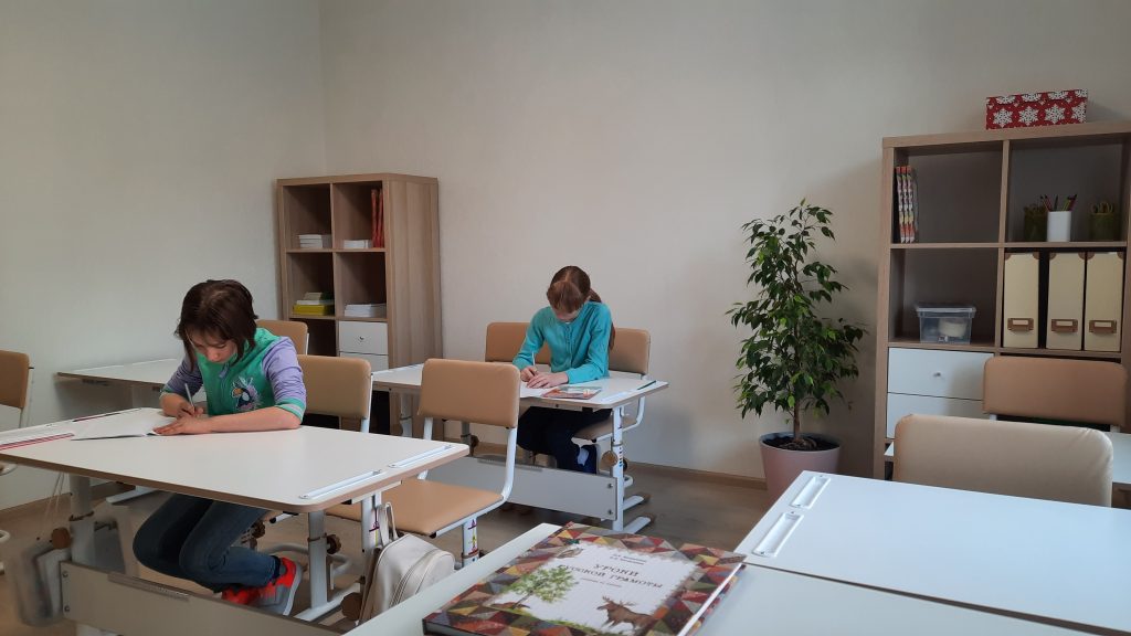 Занятия с учениками начальной школы в Кокошкино